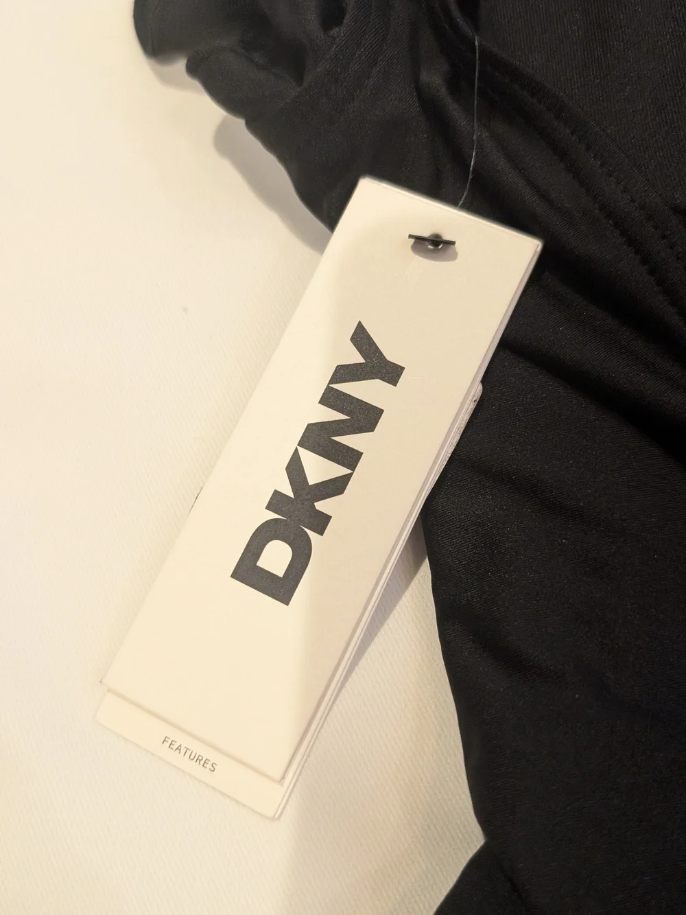 DKNY Black Ruffle-Sleeve One-Piece Swimsuit - Picture 6 of 10